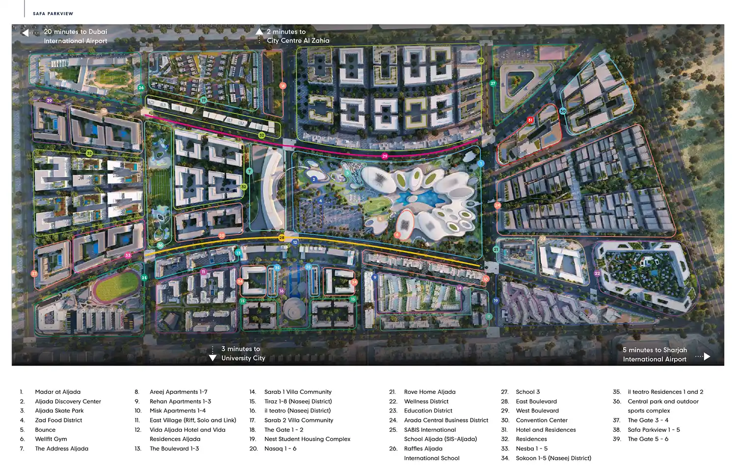 Safa Parkview at Aljada — photo 3