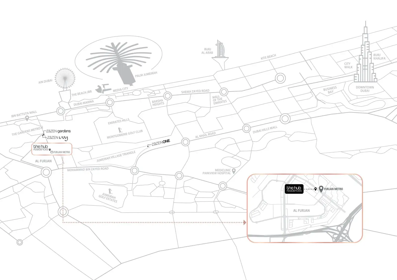 The Hub Residences at Al Furjan — фото 2