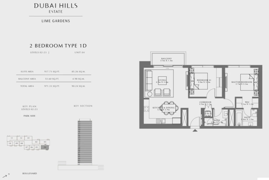 2 BR | Apartment | Unfurnished | Ready | 1 Parking фото 7